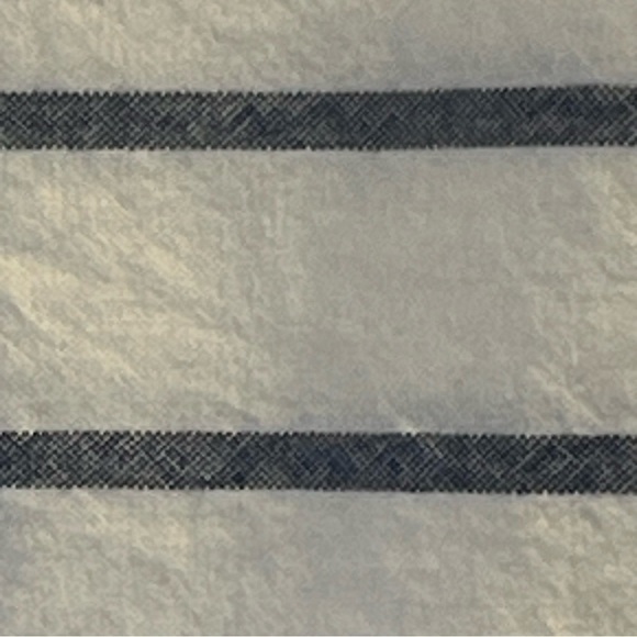 Denim & Flower Men's Shirt L White Blue Stripes Slim Fit Button Down - Picture 4 of 13